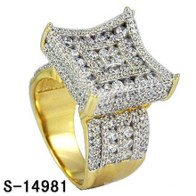 14k Gold Plated Fashion Jewelry Ring Silver 925